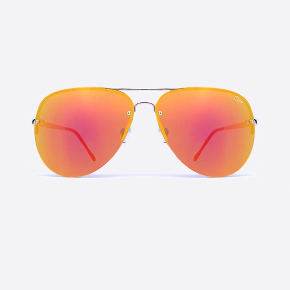 Quay Muse red gold XL aviators - Picture 2 of 4